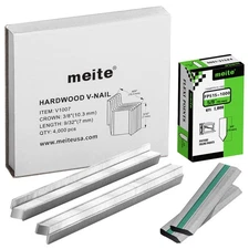 meite Picture Frame Home DIY Fixation Flexible Point Nail & Hardwood V Nail Sets