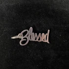 James Avery Sterling Silver 925 Pendant Charm Blessed Affirmation Word JB10