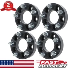 4Pcs 1.25" 5x108 to 5x114.3 Wheel Spacers Adapters 12x1.5 Studs for Volvo