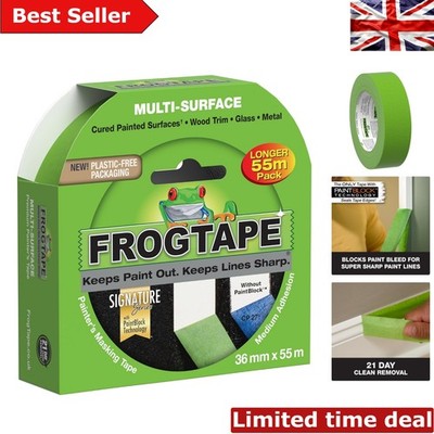 Grünes Multi-Surface Maler Abdeckband 36 mm x 55 m - perfekt für scharfe Linien