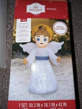 Holiday Time Angel Yard Inflatable Airblown Light Up 3.5 Ft LED Christmas NEW