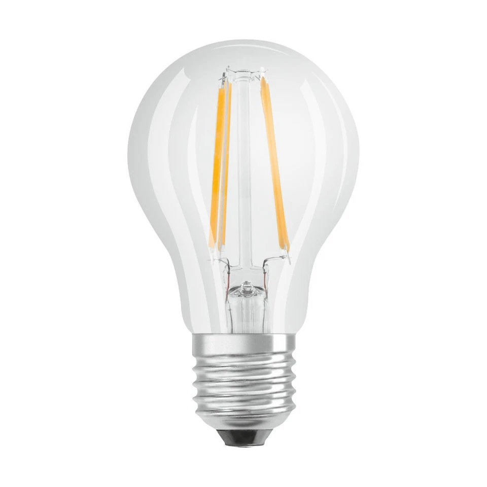6 x Osram LED Filament A60 6,5W =60W E27 klar neutralweiß 4000K Tageslichtsensor - Bild 3 von 4
