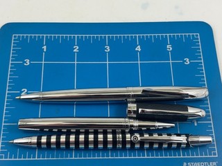 Judd's Lot of 2 Nice Ballpoint Pens & 1 Rollerball Pen X Pen & Franklin Covey