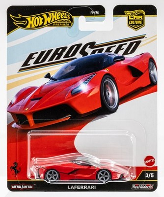 2025 Hot Wheels Car Culture Euro Speed #3 LaFerrari ROSSO CORSA