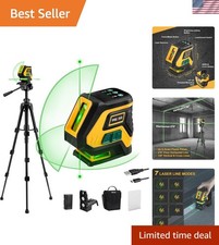 Outdoor 100 Ft Laser Level with Tripod and Ea...