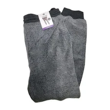 Member's Mark Reverse Super Soft Fleece Jogger Black Women's Sz XXL NWT