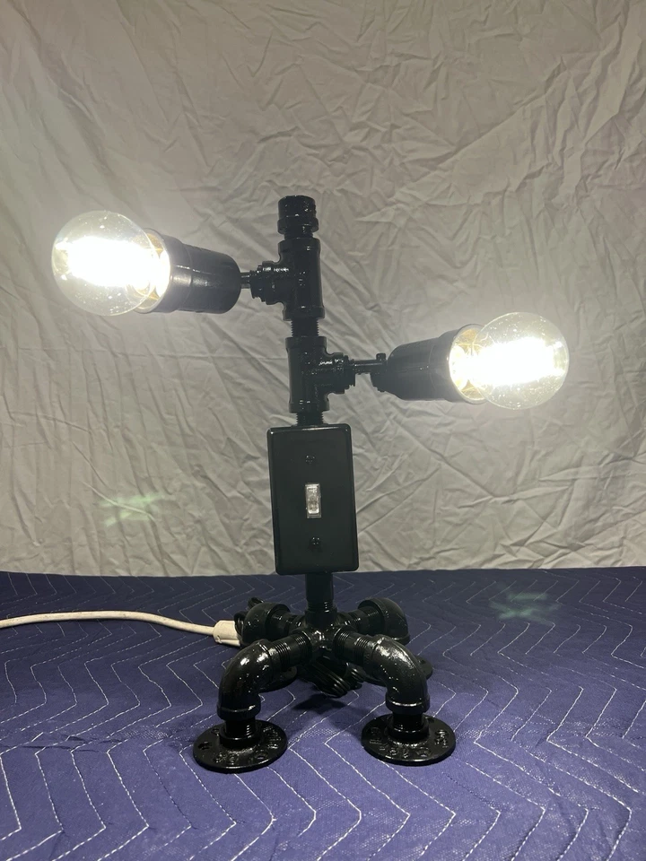 Bot Lámpara de Mesa Escritorio LED Luz Nocturna Regalo Robot Steampunk Foto 2 de 4