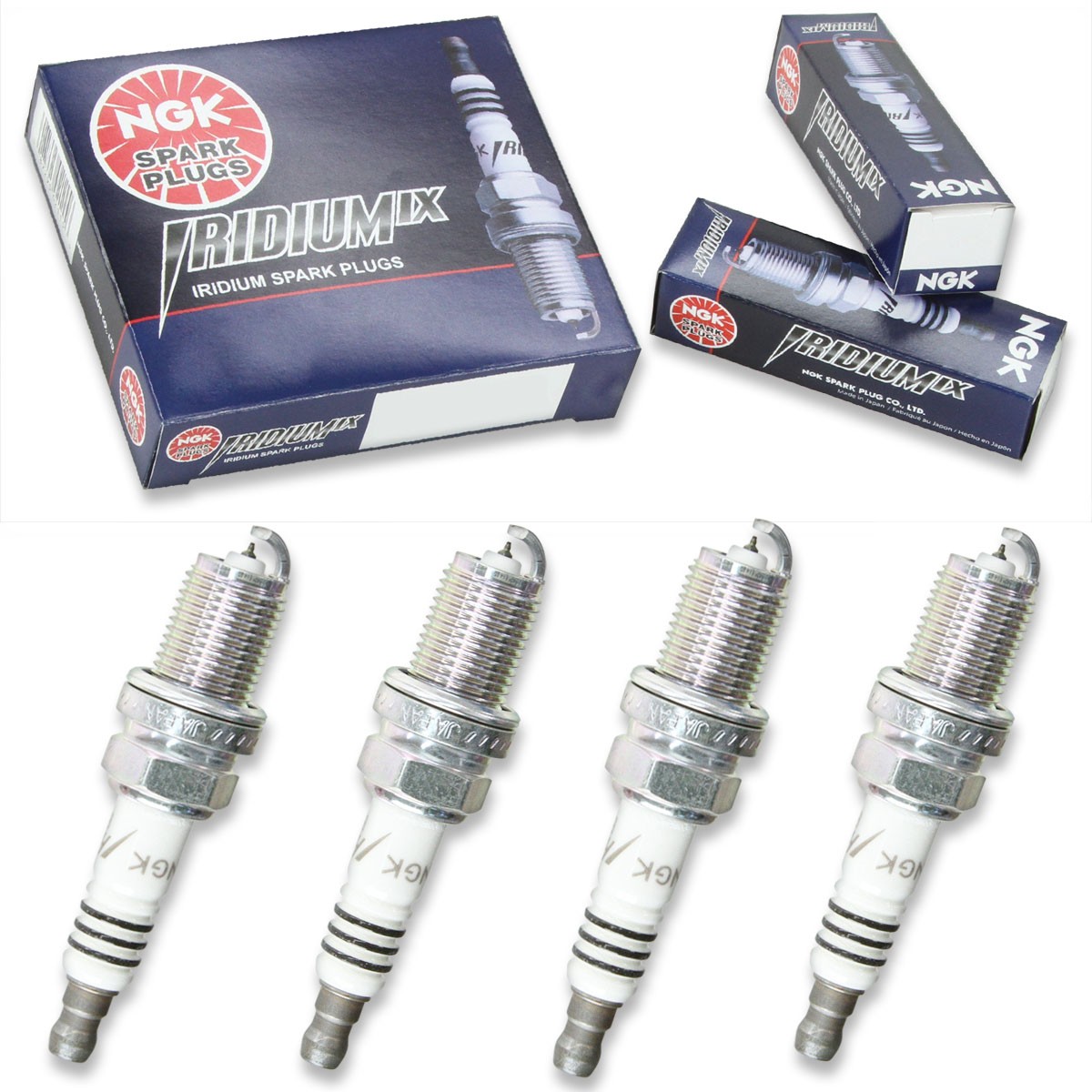 4 pcs NGK Iridium IX Spark Plugs for 2013-2015 Audi allroad 2.0L L4 - Engine nc