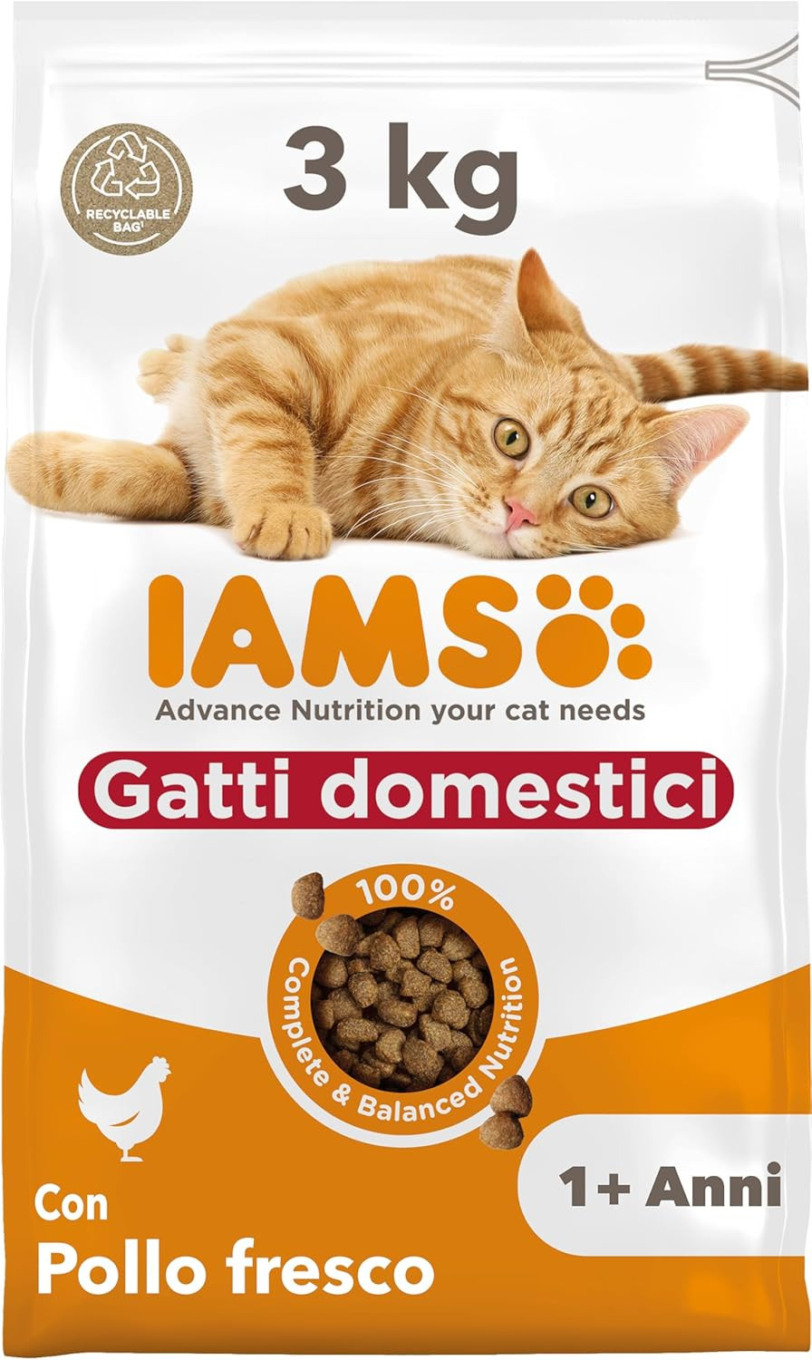 Alimento Secco Premium Gatti Indoor | Proteine e Fibre Attive