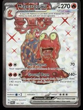 Magcargo ex 191/167 Ultra Rare Twilight Masquerade Pokemon Holo Near Mint