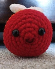 Handmade Rainbow Crochet Stuffed Bee Plush Toy