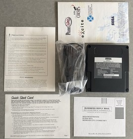 Sega Saturn Netlink Internet Modem [CIB Complete] Box, Disc,  Manuals and Cables