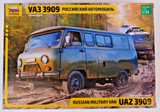 Zvezda 3644 UAZ 3909 Russian Military Van 1:35 Model Kit