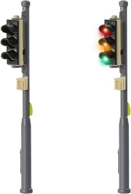 Modell Verkehrsampel Spur N 1:160 grün rot gelb LED Beleuchtung Signal Fahrzeug