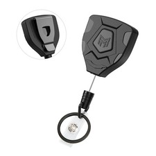 Heavy Duty Retractable Keychain with Belt Clip, ID Badge Reel Key Chain, Badg...