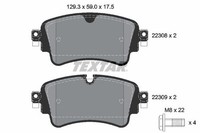 Textar Bremsbelagsatz, Scheibenbremse 2230801 FüR Audi VW