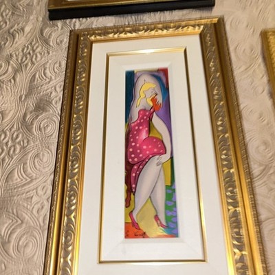 Linda Le Kniff Serigraph on Board