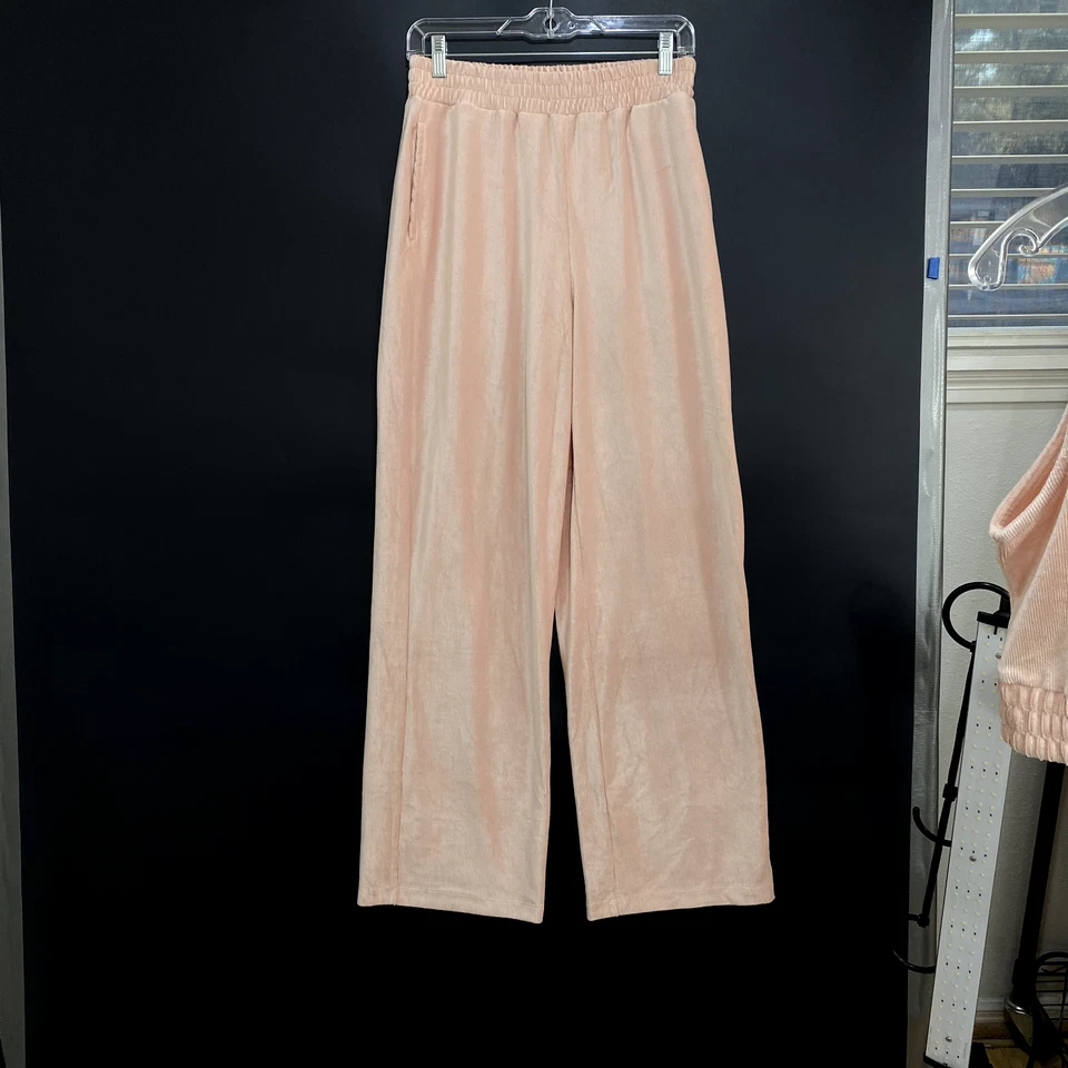 Camiseta sin mangas y pantalones Double Zero para mujer 2 piezas picantes pequeños rosa ropa de calle Foto 4 de 4