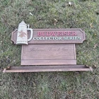 Vintage BUDWEISER Stein COLLECTOR SERIES Store Display Beer Sign 36” x 22" x 7"
