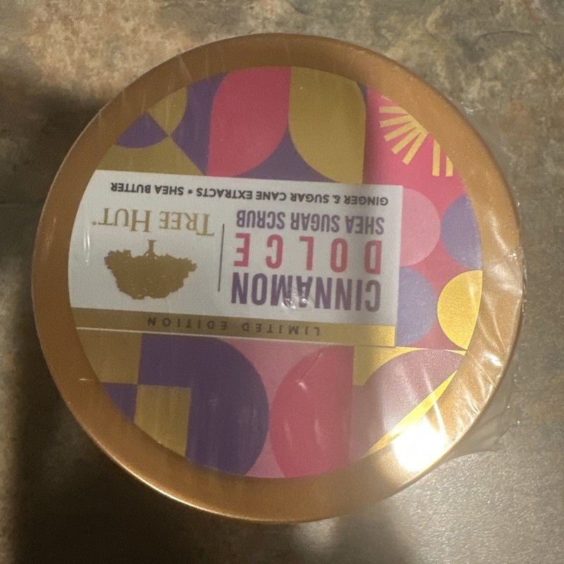 NEW Tree Hut Cinnamon Dolce Shea Sugar Body Scrub Limited Edition Exfoliator