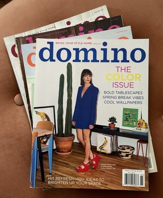 Domino Magazine - Lot of 4 - Spring, Summer, Fall, Winter 2017