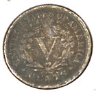 ^ 1909 Liberty "V" Nickel ^^ GOOD ^^ 117 YRS OLD  3691  (DARK COIN) — photo 3