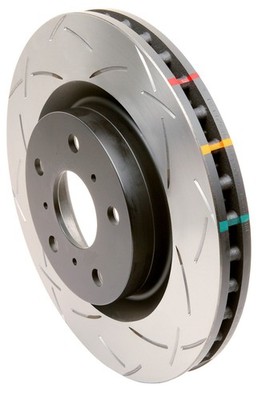 DBA 4000 Series T3 Rear Slotted Rotor for Subaru Impreza 2004-2007