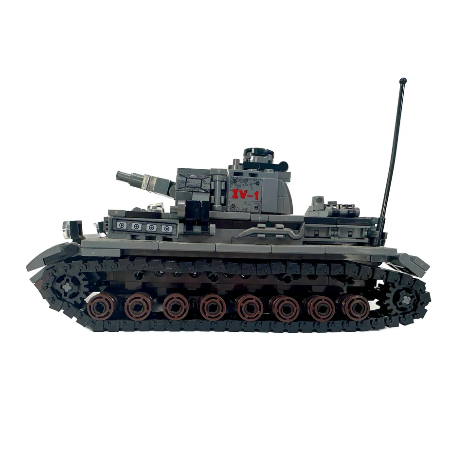 WWII German Panzer IV Tank Building Block Set | General Jim's Toys & Bricks | GJ - Image 2 of 4