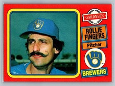 ROLLIE FINGERS 1985 GARDNER'S BREWERS #6