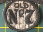 Jack Daniels Old No 7 Black & White Embroidered Tennessee Whiskey Patch Vintage — photo 3