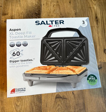 Salter Aspen XL Deep Fill Toastie Maker - BNIB Never used