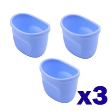 3 x Eye Bath - Wash Cup Plastic Cleaning - First Aid Wound - Irrigation Flush