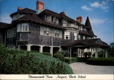 Newport Rhode Island Hammersmith Farm John Auchincloss postcard mailed 1991