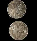 LOT OF 2 1921 Philadelphia Mint 1 DOLLAR MORGAN SILVER DOLLARS Beautiful Coins!