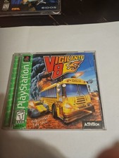 Vigilante 8 Greatest Hits PlayStation 1, 1998, Complete with Regular Card