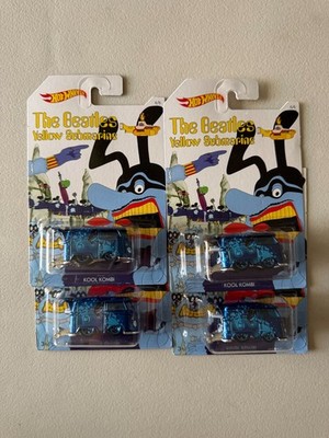 Hot Wheels The Beatles Yellow Submarine Kool Kombi Lot of 4 BB2