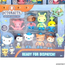 8Pcs Set The Octonauts Action Figure Doll Toy Barnacles Peso Kwazii Crew Pack