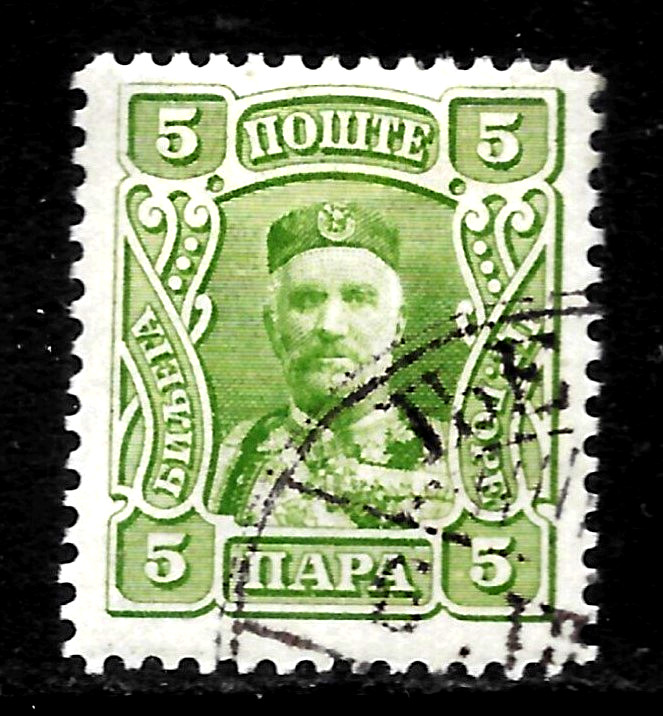 HICK GIRL-OLD  USED  MONTENEGRO  SC#77    PRINCE  NICHOLAS  I        A2782