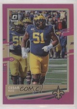 2020 Panini Donruss Optic Rookies Pink Prizm Cesar Ruiz #131 0bt4
