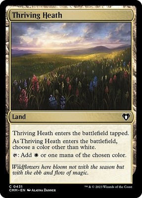 [MTG] Thriving Heath (0431) (CMM) LP-HP