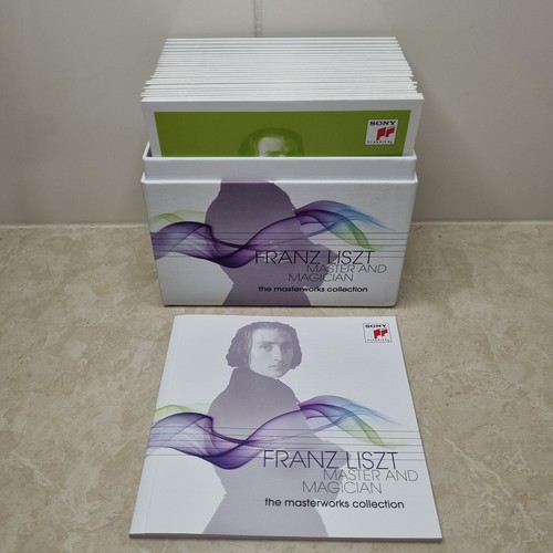 Franz Liszt: Master & Magician 25xCD + DVD & 58pp Book, Rare OOP Set + Free Post - Picture 5 of 7