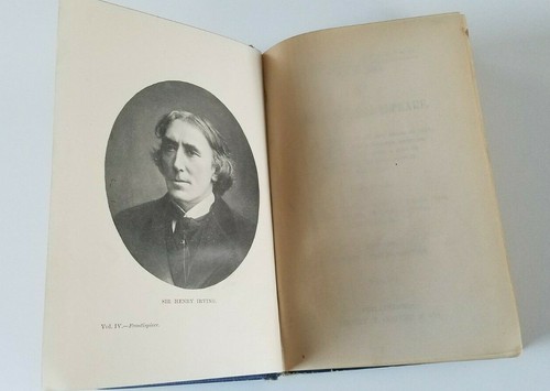 Antique Book The Works of William Shakespeare Vo. IV Falstaff Henry Coates & Co - Picture 4 of 11