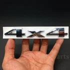 Metal Chrome Silver 4X4 Car Emblem Trunk Rear Tailgate Badge Decal Stickers