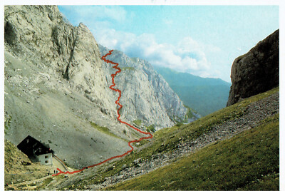 AVOLTRI OVENS (Udine). CARNIA. Passo VOLAIA . Ref. LAMBERTENGHI. Non vg. 1961.