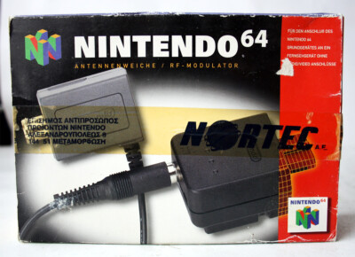 ORIGINAL 1999 NINTENDO 64 RF SWITCH RF MODULATOR N64 NORTEC JAPAN