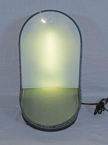 RARE! VTG TRIFARI LIGHTED STORE COUNTER JEWELRY DISPLAY CASE 17" X 7.5" X 9 3/8" - Picture 2 of 8