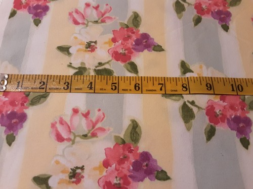 Mill Creek Home Decor Fabric Stripes and Floral 1-3/4 Yds x 55" - Picture 5 of 6