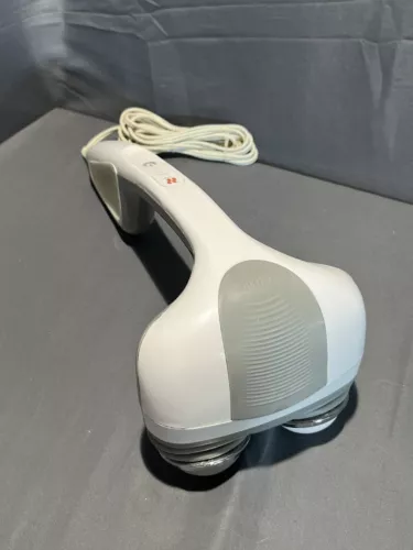 HoMedics Percussion Action Massager with Heat and Dual Pivoting Heads HHP-351H