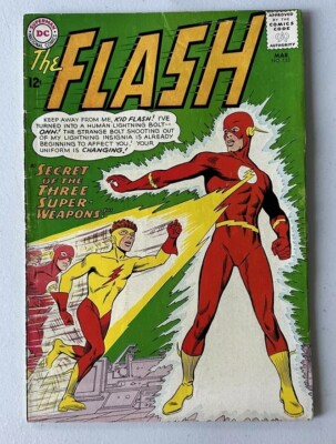 The Flash #135 / First Kid Flash Yellow Costume/ Silver Age 1963
