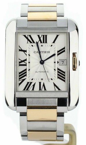 Cartier Tank Anglaise XL Two Tone Bracelet W5310006 7612456857133 | eBay